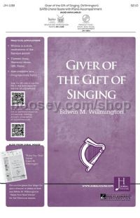 Giver of the Gift of Singing for SATB (score)