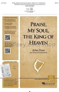 Praise, My Soul, the King of Heaven for SATB (score)