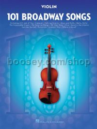101 Broadway Songs (Violin)