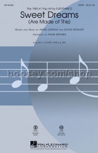 Sweet Dreams (Are Made of This) (SATB)