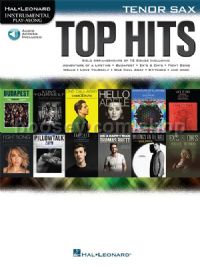 Hal Leonard Instrumental Play-Along: Top Hits - Tenor Saxophone (Book/Online Audio)