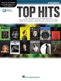 Hal Leonard Instrumental Play-Along: Top Hits - Horn (Book/Online Audio)