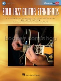 Solo Jazz Guitar Standards (Book & Online Audio)