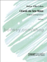 Ciranda das sete notas - bassoon & string orchestra (full score)