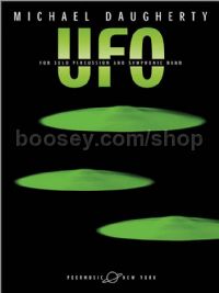 UFO for solo percussion & symphonic band (full score)