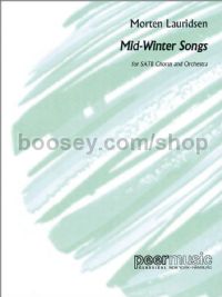 Mid-Winter Songs for male chorus & orchestra (score)