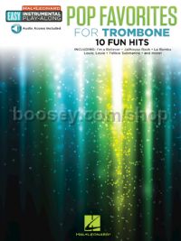 Pop Favorites Instrumental Play- Along - Trombone (Book & Online Audio)