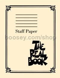 Real Book Staff Paper (9 Stave)