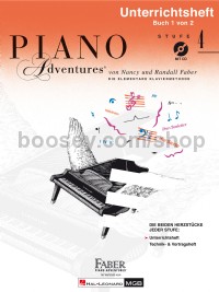 Piano Adventures: Unterrichtsheft 4 (Mit CD)
