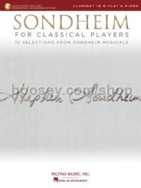 Sondheim For Classical Players Clarinet (Book & Online Audio)