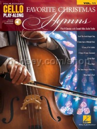 Cello Play-Along 11 Favorite Christmas Hymns (Book & Online Audio)