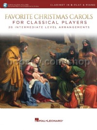 Favorite Christmas Carols for Classical Players - Clarinet & Piano (Book & Online Audio)