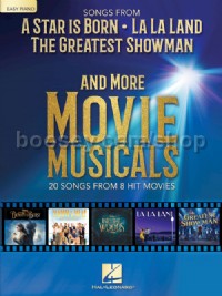 Songs from A Star Is Born, The Greatest Showman, La La Land and More Movie Musicals (Easy Piano)