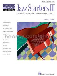 Hal Leonard Student Piano Library: Jazz Starters III (Late Elementary)