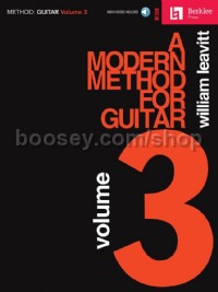 A Modern Method for Guitar - Volume 3 (Book & Online Audio)