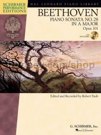 Piano Sonata No.28 In A Op.101 (Schirmer Performance Edition with CD)