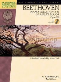 Piano Sonata No.31 In A Flat Op.110 (Schirmer Performance Edition with CD)