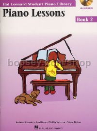 Piano Lessons Book 2 (Book & CD)