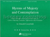 Hymns of Majesty and Contemplation for organ