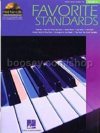 Piano Play-along vol.15: Favourite Standards (Book & CD)
