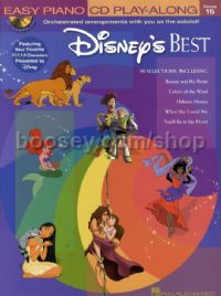 EASY Piano Play-Along vol.15: Disney's Best (Book & CD)