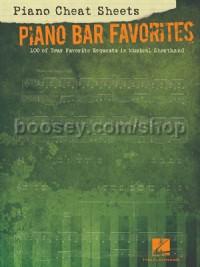 Piano Cheat Sheets: Piano Bar Favorites