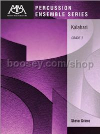 Kalahari for percussion ensemble (score & parts)