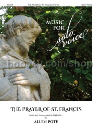 The Prayer of St. Francis (High Voice & Piano)
