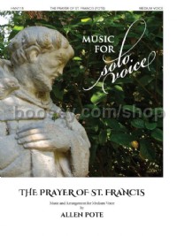 The Prayer of St. Francis (Medium High Voice & Piano)