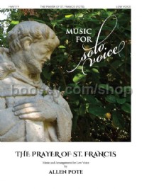 The Prayer of St. Francis (Low Voice & Piano)