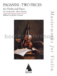 Two Pieces: La Campanella and Moto Perpetu (Violin and Piano)