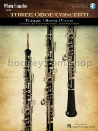 Oboe Concerti Telemann/Handel/Vivaldi (Music Minus One with Online Audio)