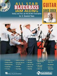 All Star Bluegrass Jam Along Guitar (Bk & CD)