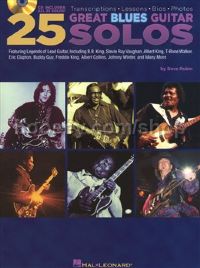 Dave Rubin 25 Great Blues Guitar Solos (Bk & CD)
