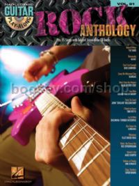 Guitar Play Along 81 Rock Anthology (Bk & CD)