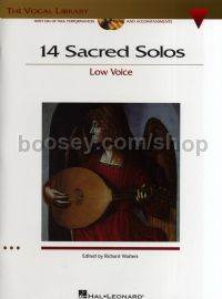 14 Sacred Solos low Voice Bk/CD