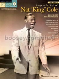 Songs in the Style of Nat King Cole. Book with CD