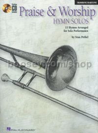 Praise & Worship Hymn Solos Trombone/baritone +cd