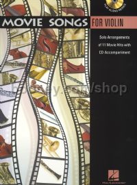 Movie Songs - Violin (Book & CD)