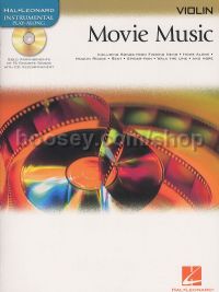 Movie Music Instrumental Playalong Violin (Book & CD)