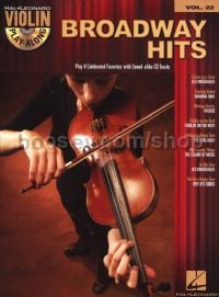 Violin Play Along Vol.22 Broadway Hits (Book & CD)