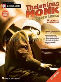 Jazz Play-Along Volume 156: Thelonious Monk - Early Gems (Book & CD)