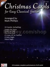 Christmas Carols For Easy Classical Guitar (Bk & CD)