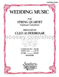 Wedding Music for double bass part (score & parts)