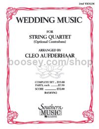 Wedding Music - violin 2 part