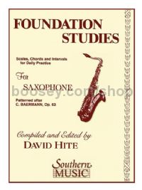 Foundation Studies for saxophone