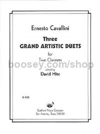 Three Grand Artistic Duets for 2 clarinets