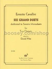 Six Grand Duets for 2 clarinets