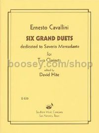 Six Grand Duets for 2 clarinets