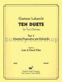 Ten Duets from Metodo Progressivo for clarinet & piano